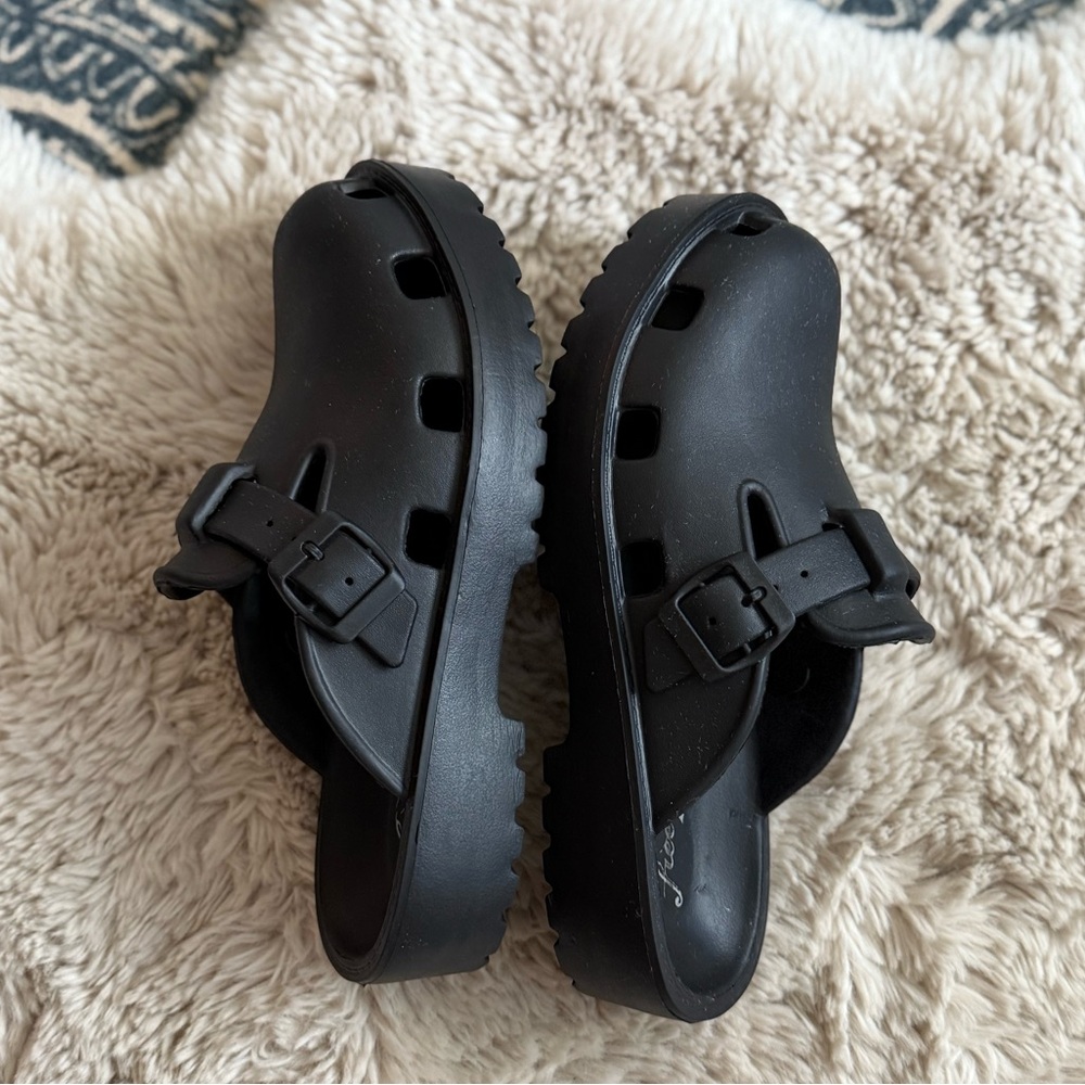 Free People Karlie Buckle Clog, Sz 9 - Picture 12 of 16
